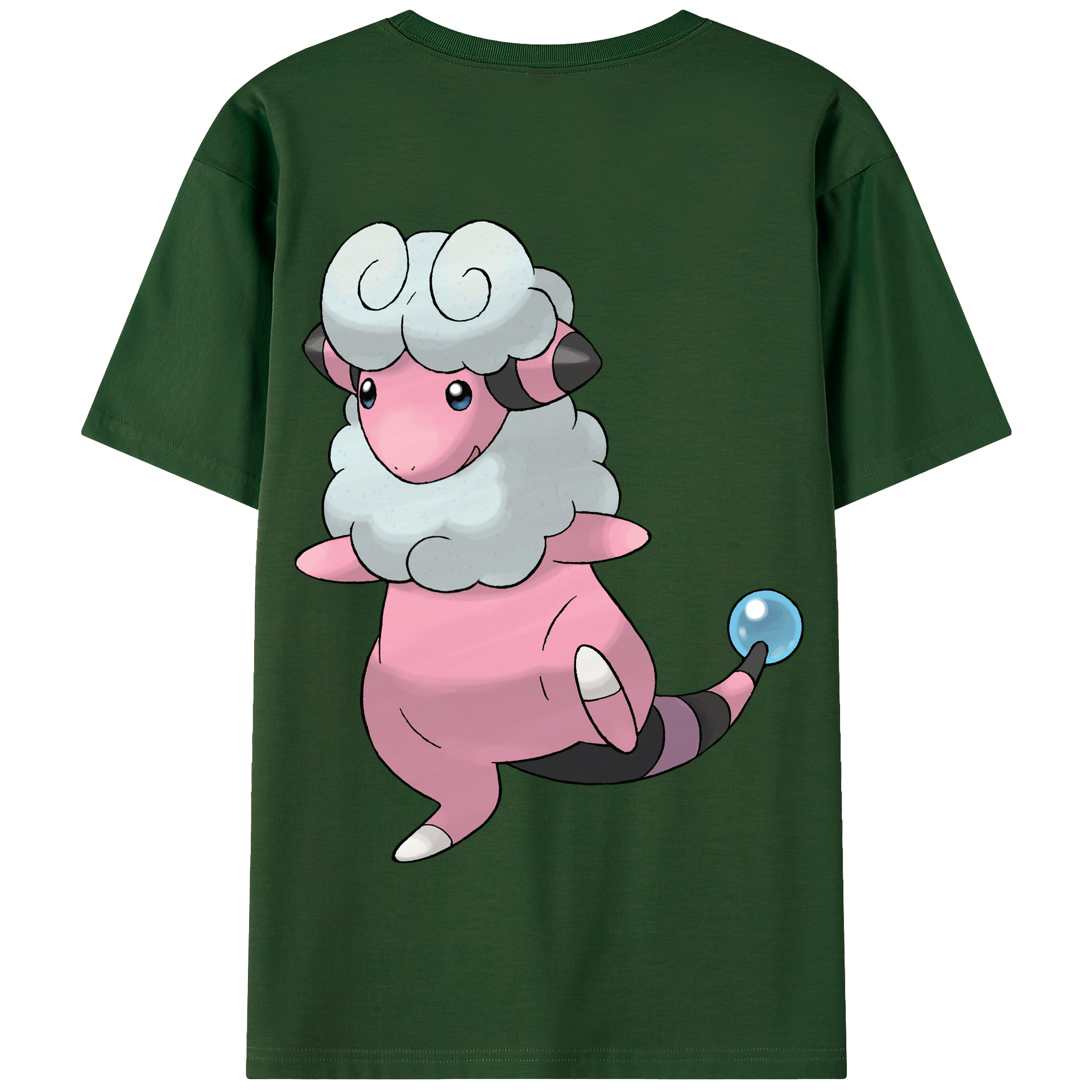 （画像用） ポケットモンスター Pokémon 綿100％半袖Tシャツ（背面プリント）